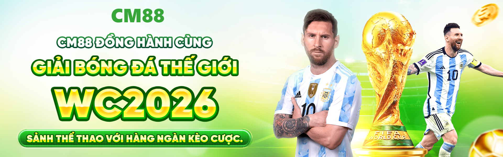 CM88 và OKVIP kết nối cùng các đối tác lớn, đồng hành xuyên suốt World Cup 2026.